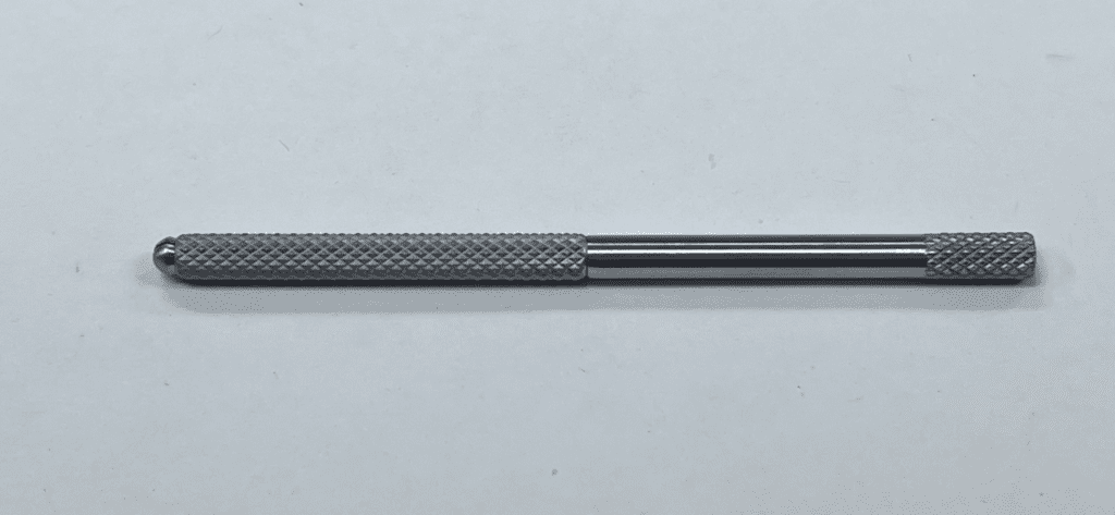 Knife Handle Round on a White Background