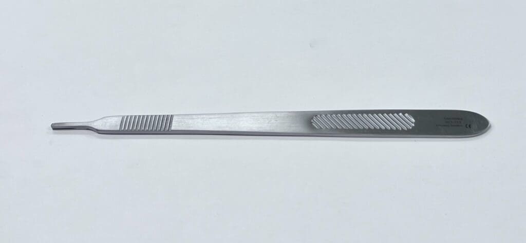 Knife Handle 3L on a White Background
