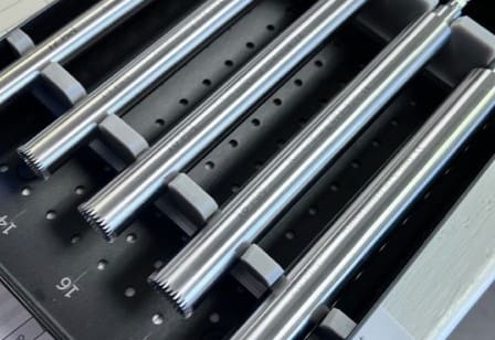 A set of ORTHOPEDIC TREPHINE in a machine.