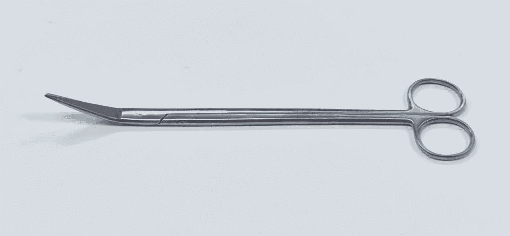A pair of Capsule Scissors on a white surface.