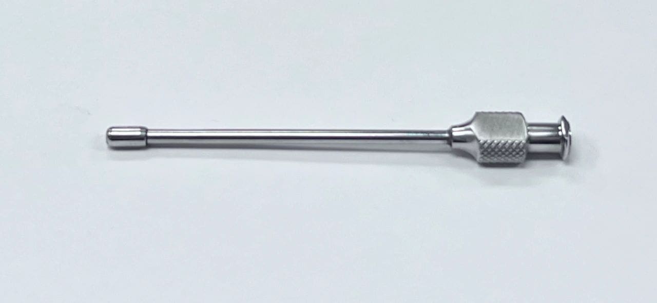 HEPARIN NEEDLE OLIVE TIP
