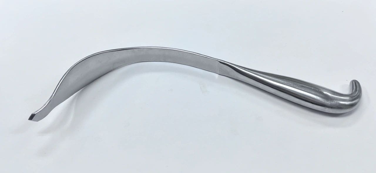 AUFRANC COBRA RETRACTOR  SERRATED POINTED TIP 10 1/2"