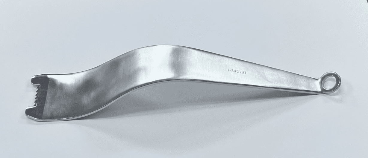 A APC TYPE PROXIMAL FEMORAL ELEVATOR on a white surface.