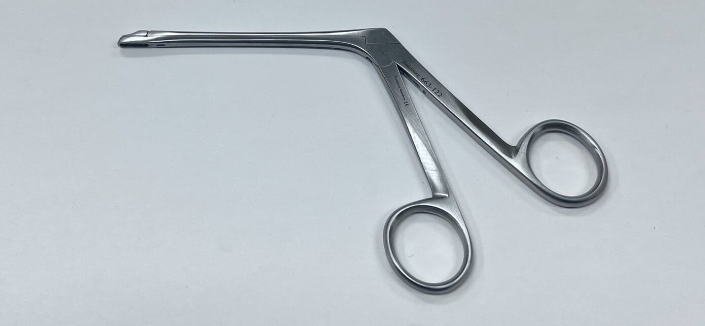 Gruenwald Nasal Forceps on a White Background