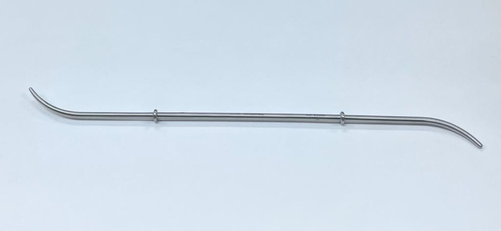Hank Uterine Dilator on a White Background